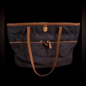 Michael Kors Kepton nylon and leather tote bag